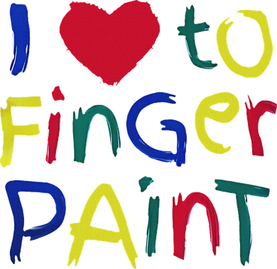 I Heart Love To Finger Paint IM Paint Doggie Tank