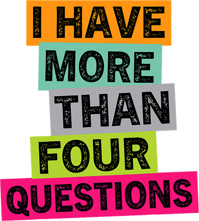 I Have More Than Four Questions Funny Happy Passover Women's Sweatshirt