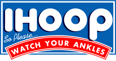 ihoop I Hoop So Please Watch Your Ankles Funny Basketball Women's Hoodie