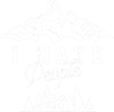 I Hate People Funny Camping Trip Toddler Hoodie