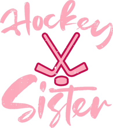 Ice Hockey Sister Fan Wo Girl Baby Bodysuit