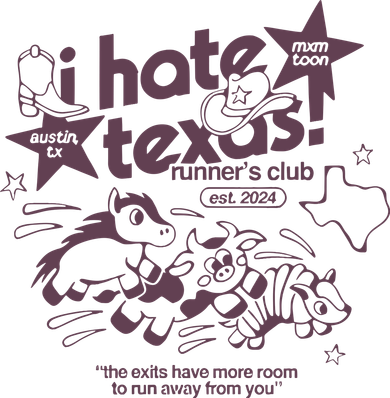 I Hate Texas RunnerS Women's Tank Top