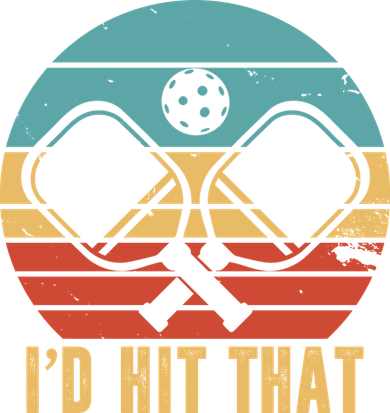 I'd Hit That Funny Pickleball Retro Women's Tank Top