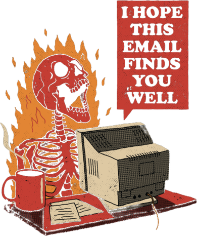 I Hope This Email Finds You Well Funny Baby Bodysuit