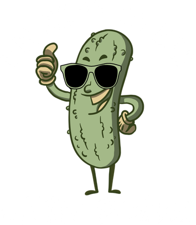 I'm Here To Eat All Of The Pickles Funny Pickle Lover Cool Gift Ceramic Ornament