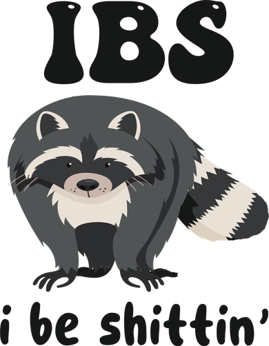 Ibs I Be Shittin Funny Joke Raccoon Hat