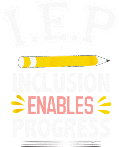 IEP Inclusion Enable Progress Special Education Teacher Golf Towel