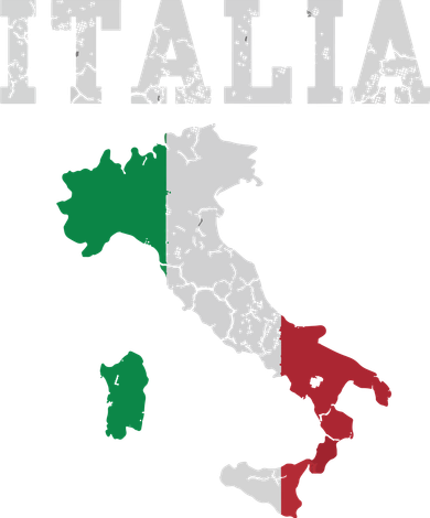 Italia Italy Flag Map Italian Italiano Family Doggie Tank