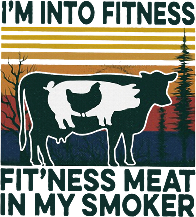 IM Into Fitness FitNess Meat In My Smoker Tank Top
