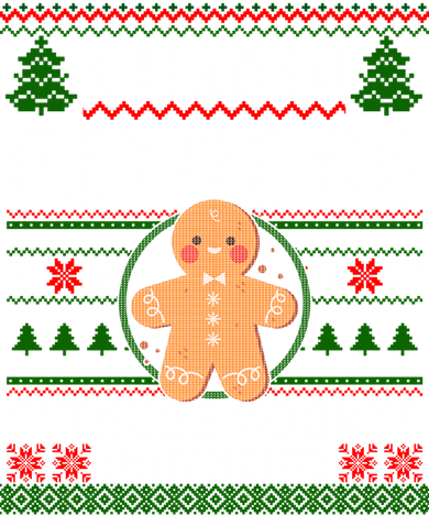 IM Into Fitness Cookie Gingerbread Ugly Christmas Sweater Great Gift Doddie Hoodie
