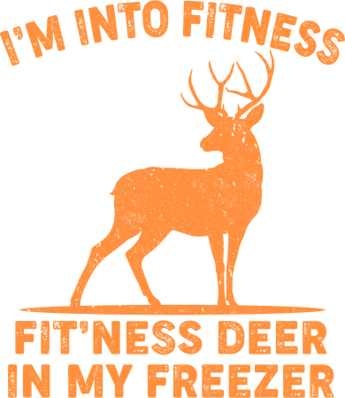 I'm Into Fitness Fit'Ness Deer In My Freezer Women's Hoodie