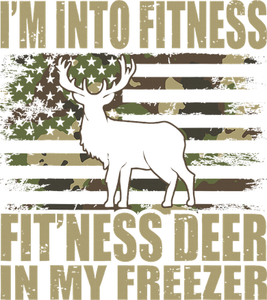 I'm Into Fitness Fit'ness Deer In My Freezer  Women's Tank Top