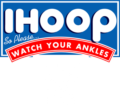 Ihoop I Hoop So Please Watch Your Ankles Classic Logo Women's Hoodie