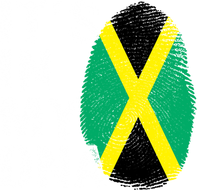 It's In My Dna Jamaican Flag Jamaica Fingerprint Gift Kids T-Shirt