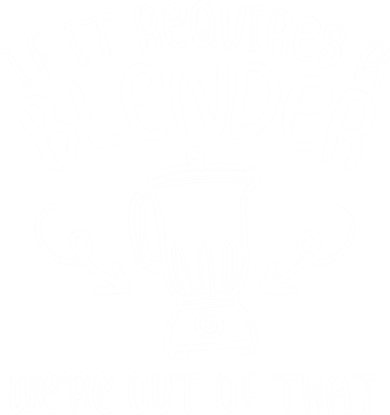 If It Requires A Blender We're Out Of That Funny Bartender Gift Tote Bag