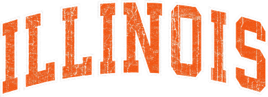 Illinois Il Vintage Athletic Sports Style T-Shirt