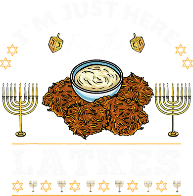 Im Just Here For The Latkes Chanukah Hanukkah  Tumbler