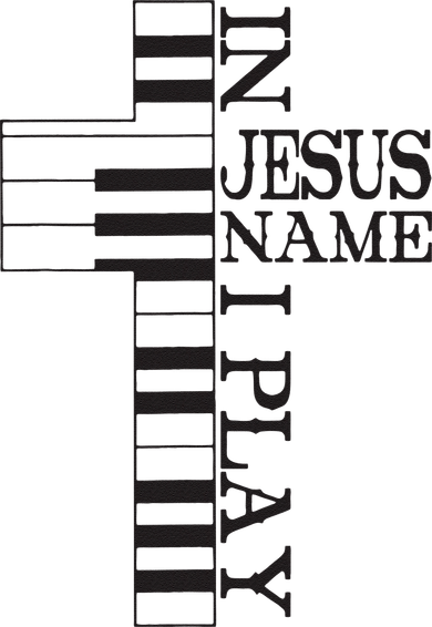In Jesus Name I Play Christian Pianist Piano Lover Button
