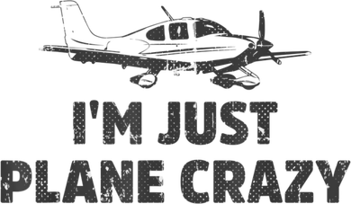 I'm Just Plane Crazy. Funny Airplane Pilots Doggie Tank