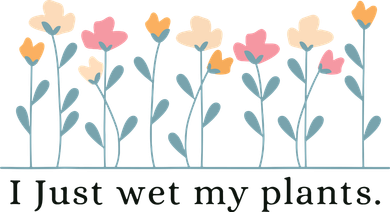 I Just Wet My Plants Funny Gardening Plant Lover Women's Hoodie