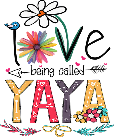 I Love Being Called Yaya Sunflower Mother's Day Santa Hat