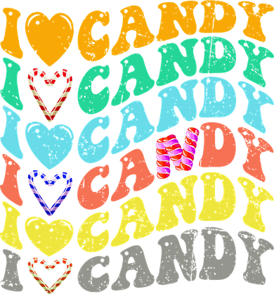 I love Candy Halloween Party Cute Trick or Treat Candyland Toddler Long Sleeve
