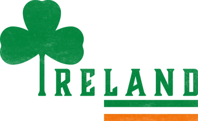 Ireland Irish Clover Golf Towel