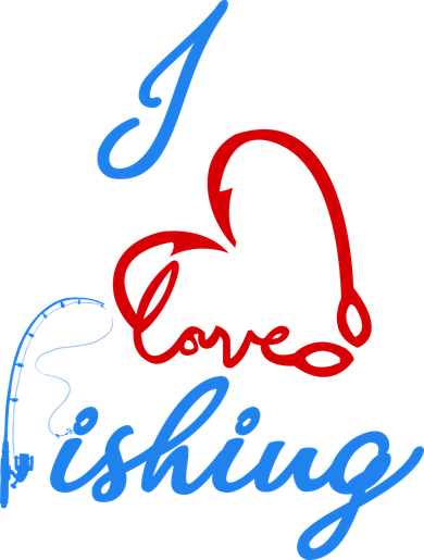 I Love Fishing Fish Lover Bait Reel Women's T-Shirt