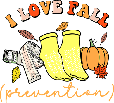 I Love Fall Prevention Halloween Mousepad
