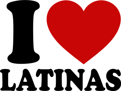 I Love Heart Latinas Coaster