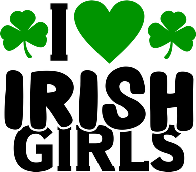 I Love Irish Girls Kids T-Shirt