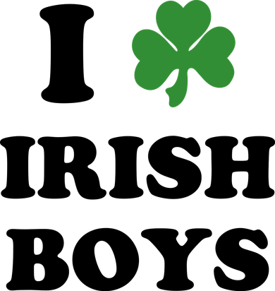 I Love Irish Boy St. Paddy Baby Ireland Hamrock Baby Funny St. Patricks Day Coaster