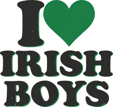 I Love Irish Boy I Heart Irish Funny St Patricks Day Transport Backpack