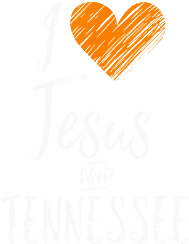 I Love Jesus And Tennessee Orange Heart Cute Fan Gift Women's Sweatshirt