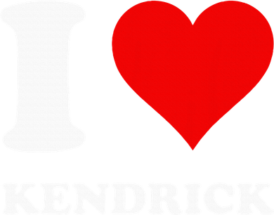 I Love Kendrick Toddler Long Sleeve