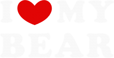 I Love My Bear I Heart My Bear Women's Tank Top