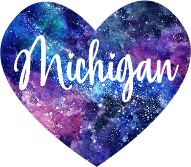 I Love Michigan Usa Cute Gift T-Shirt