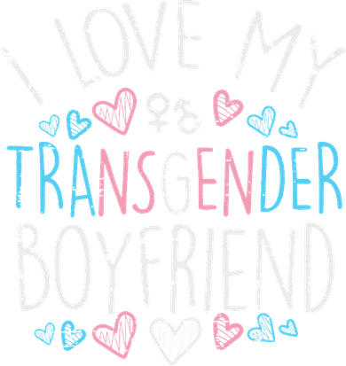 I Love My Transg Boyfriend Transsexual Transg Lgbt Women Women's Sweatshirt