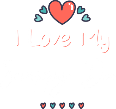 I Love My Scrappy Doo Cute Mothers Day Gift 11oz C Handle Ceramic Mug