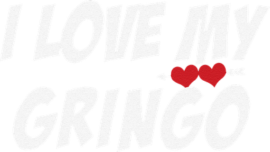 I Love My Gringo Valentine's Day For Latinafriend Wife Women's Long Sleeve Shirt