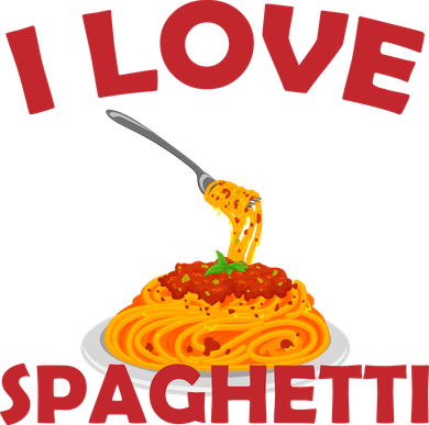 I Love Spaghetti Women's T-Shirt