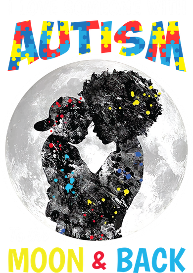 I Love Someone With Autism To The Moon And Back Funny Gift Polo
