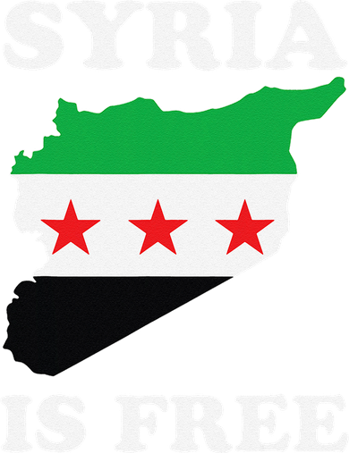 I Love Syria Is Free Syrian Map New Syrian Flag Women's Tank Top