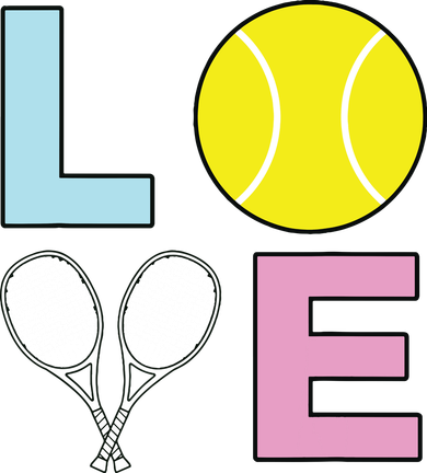 I Love Tennis Tennis Player Kids Sweatshirt