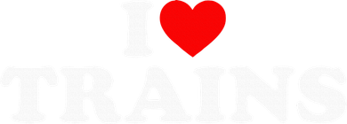 I Love Trains Kids Hoodie