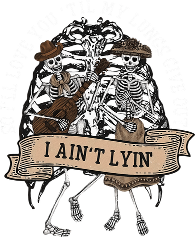 Ill Love You Till My Lungs Give Out A Aint Line Western Toddler Hoodie