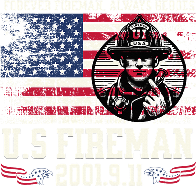 In Memory And Honor Of Firefighters Remembering 911 Kids T-Shirt