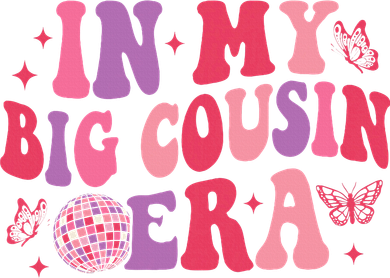 In My Big Cousin Era Funny Cool Cousin Long Sleeve Shirt