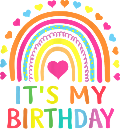 It's My Birthday Gift Rainbow Tumbler