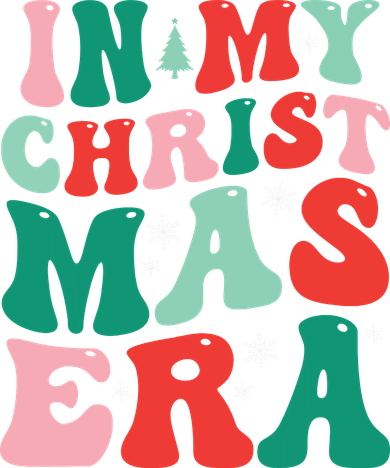 In My Christmas Era Groovy Xmas T-Shirt